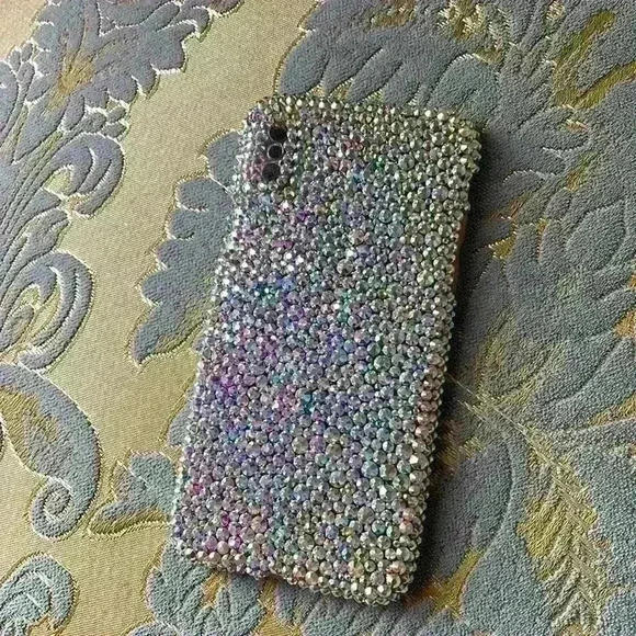 Rhinestone Gem AB iPhone X Case - Picture 4 of 5